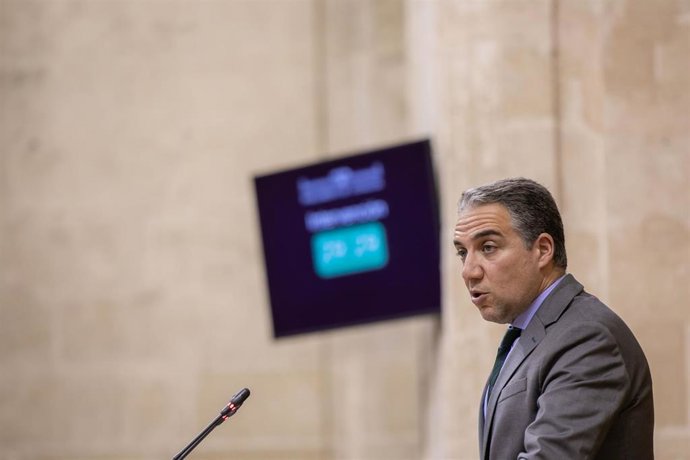 Primera sesión del Pleno del Parlamento andaluz