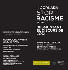 El Centro Flassaders acogerá el próximo miércoles la III Jornada Stop Racismo