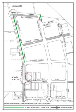 El Polígono de Can Valero tendrá un nuevo acceso desde el Camí de Jesús
