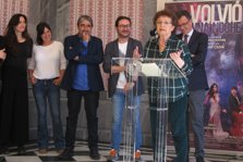 La actriz Beatriz Carvajal en la presentación de '