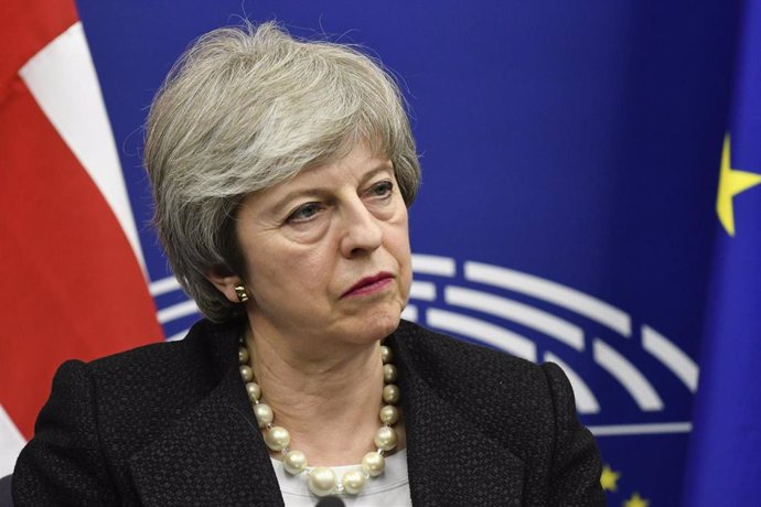 UK Prime Minister at EU Parliament in Strasbourg