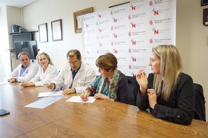El Área de Salud de Tudela firma un convenio de colaboración con la Asociación d