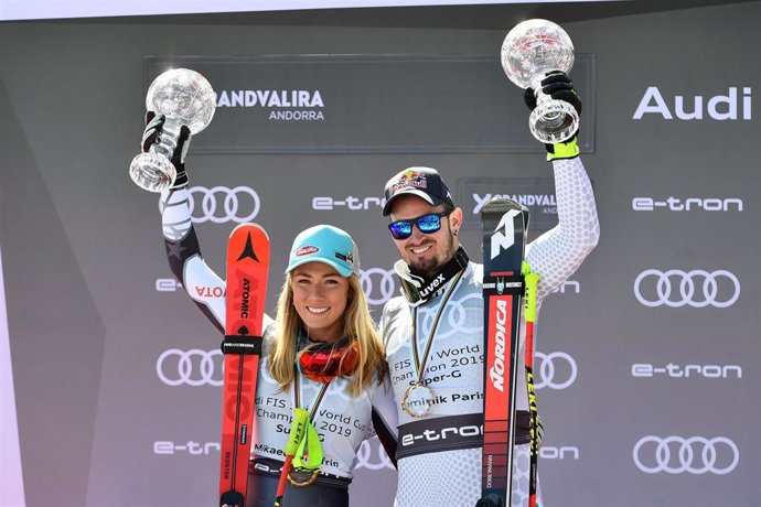 Esquí.- La estadounidense Shiffrin y el italiano Paris conquistan en Grandvarila