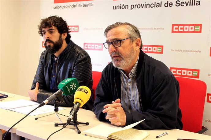 Sevilla.-CCOO advierte de que más del 58% de los trabajadores de Sevilla no lleg