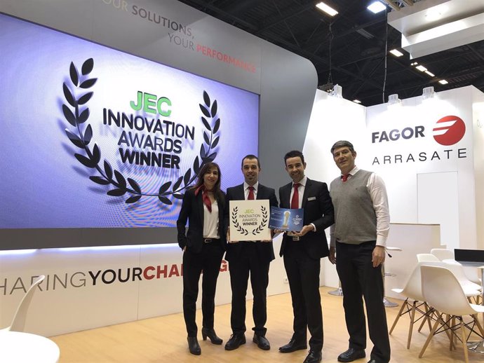 Fagor Arrasate, galardonada con el premio JEC Innovation Award por un proyecto c