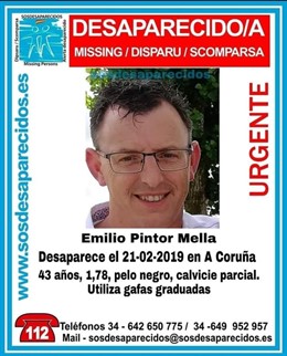 Una concentración en A Coruña pide que no se deje de buscar al hombre desapareci