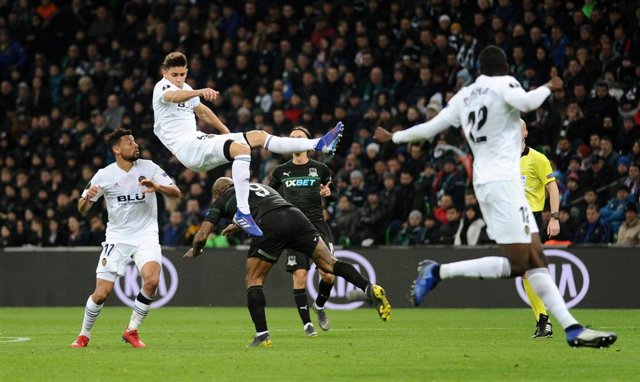 Fútbol/Liga Europa.- Crónica del Krasnodar - Valencia CF, 1-1