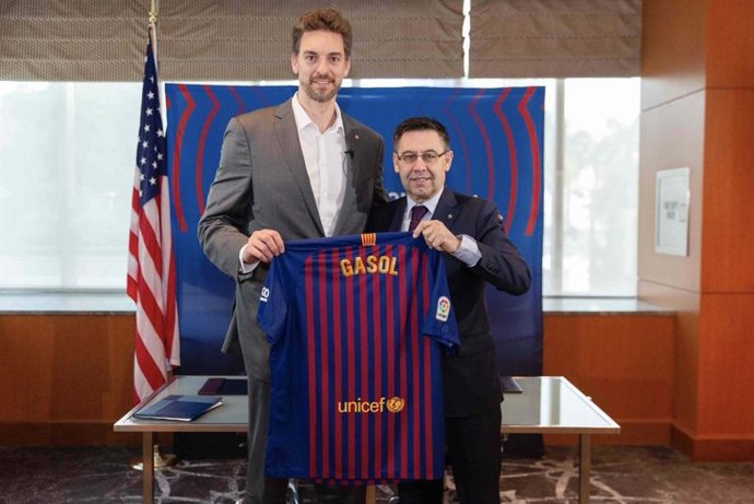 Baloncesto.- Pau Gasol regresa al Bara como embajador del club en Estados Unido