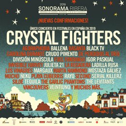 Crystal Fighters serán uno de los cabezas de cartel del Sonorama Ribera 2019