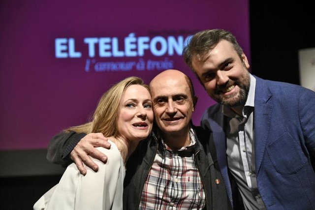 Presentación de la obra 'El teléfono' en el Teatro Real