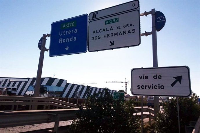 Sevilla.- Cortados un mes los accesos desde la autovía de Utrera a la A-392 por 