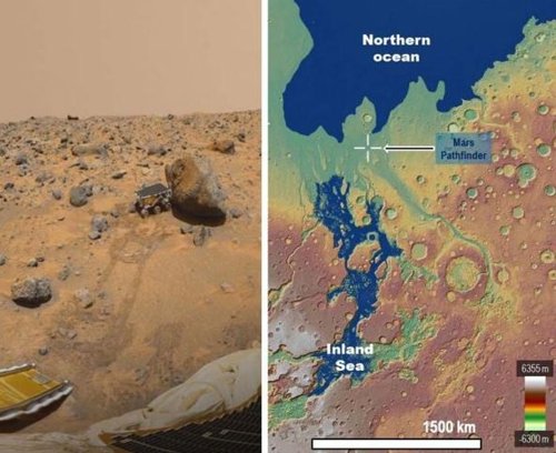 Un rover de la NASA exploró la costa de un mar antiguo marciano en 1997