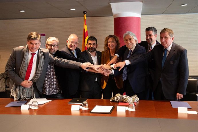 Presentación del preacuerdo de representatividad empresarial de la Generalitat d