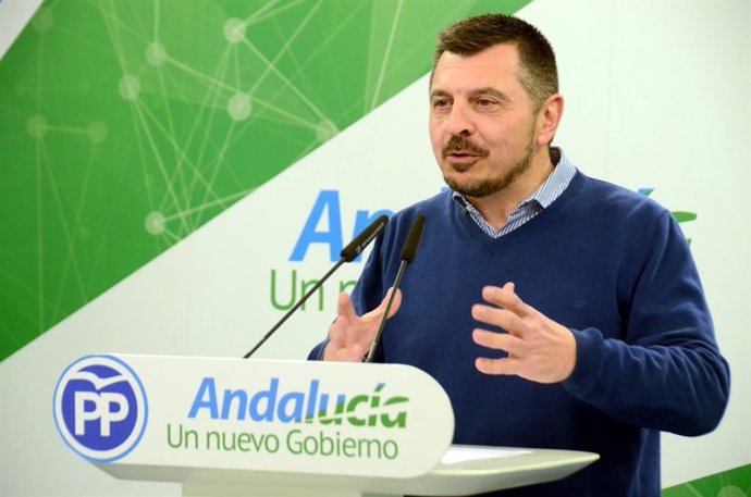 El vicesecretario de Organización, Formación y Electoral del PP-A, Toni Martín, 