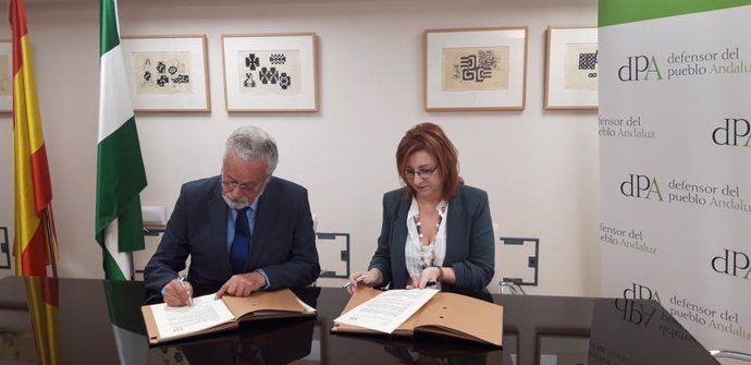 El Defensor del Pueblo firma un convenio de colaboración con el Grupo Europeo de