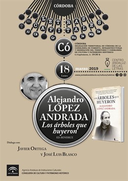 Córdoba.- El Centro Andaluz de las Letras presenta las memorias del poeta y nove