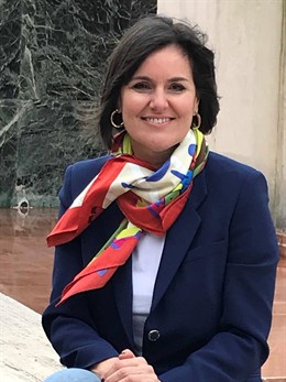 La candidata del PAR a la Alcaldía de Zaragoza, Elena Allué