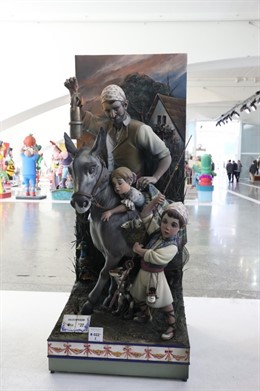 Fallas.- Exposició-Micer Mascó gana el Ninot Indultat 2019