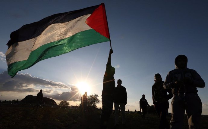 Manifestación en la Franja de Gaza