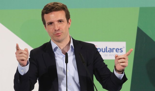  Pablo Casado, y  Juanma Moreno, participan en el Comité Ejecutivo del PP-A 