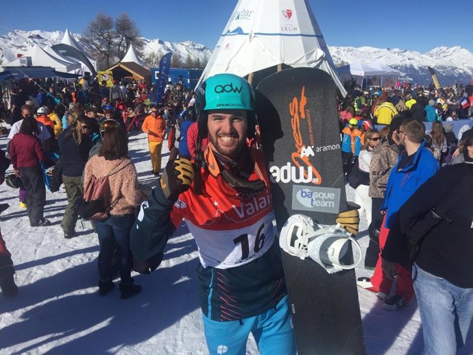 Snowboard.- Lucas Eguibar se cuelga el oro en la Copa del Mundo de Suiza