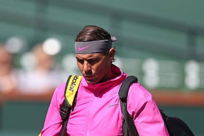 Tenis/Indian Wells.- Nadal se retira de Indian Wells por una lesión en la rodill