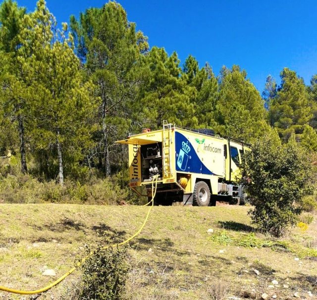 Incendios.- La UME se incorporará a primera hora del domingo a los trabajos de e