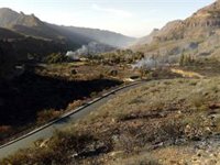 Controlado el incendio de Fataga (Gran Canaria)