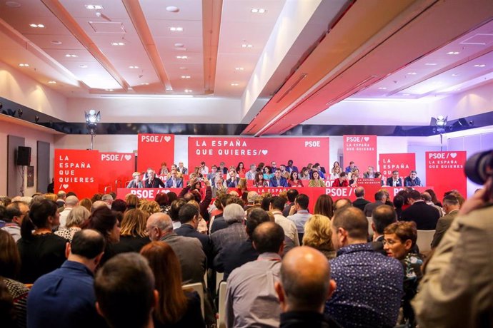 Comité Federal del PSOE donde se ratifican las listas electorales para el 28A y 