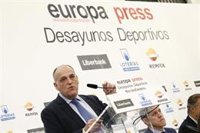 Tebas, tras el récord de asistencia: "Que nadie estropee este camino"