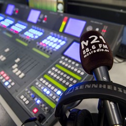 Estudios de M21 Radio