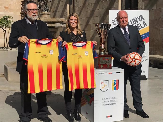 La selección de fútbol catalana y de Venezuela se enfrentarán el 25 de marzo en 