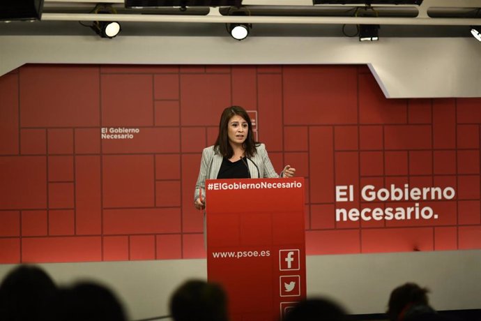Rueda de prensa del PSOE sobre actualidad política 
