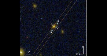 Se descubre una nueva cruz de Einstein