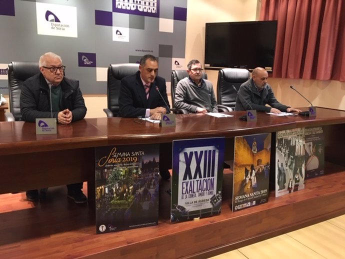 Diputación de Soria edita 1.950 carteles de la Semana Santa de Ágreda, El Burgo 