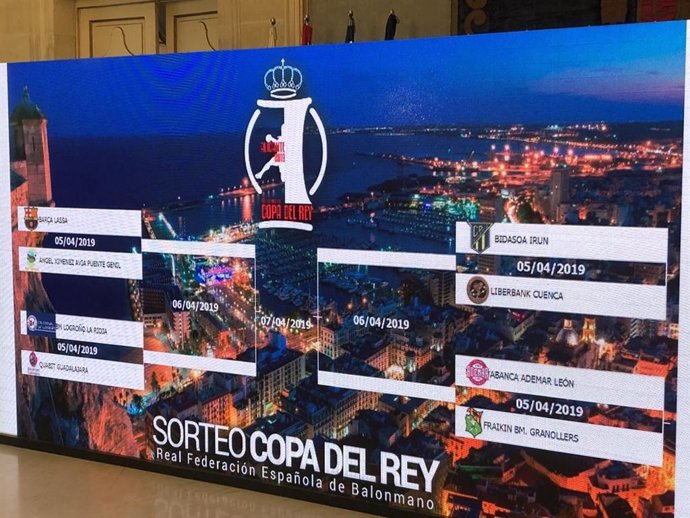 Balonmano/Copa.- Bara-Puente Genil o Logroño-Guadalajara, en los cuartos de la 