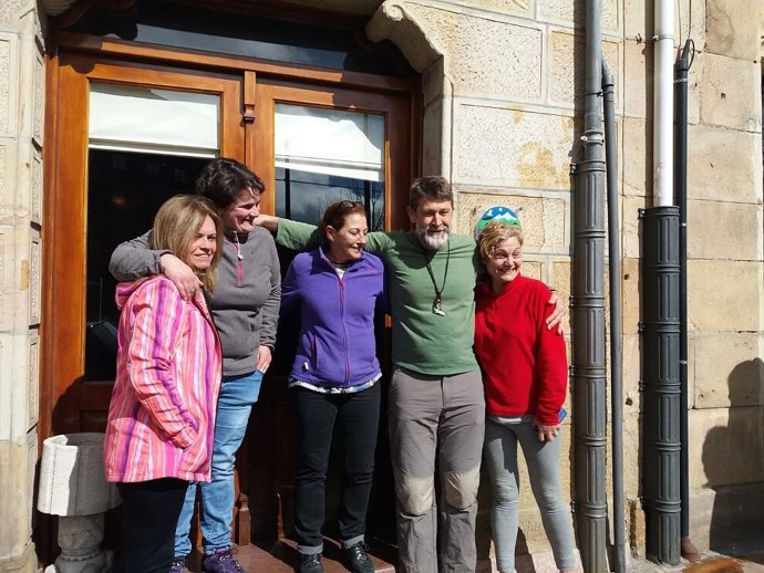 La nieve "borró" el camino de los senderistas gallegos rescatados, que fueron lo