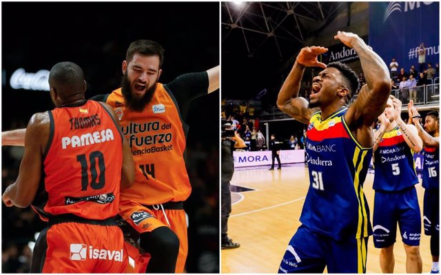 Baloncesto/Eurocup.- (Previa) Valencia Basket y MoraBanc Andorra abren las semif