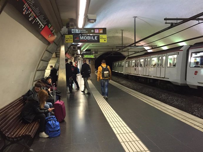 Metro de Barcelona, estación Plaa Espanya