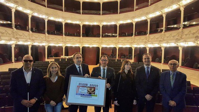 El teatro Principal de Palencia será la imagen de 5,5 millones de cuponer de la 