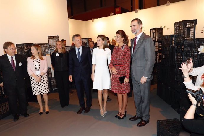 Los Reyes, Mauricio Macri y su esposa, Juliana Awada inauguran Arco