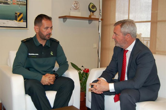 Granada.- Puertos.-El presidente del Puerto de Motril se reúne con el teniente d