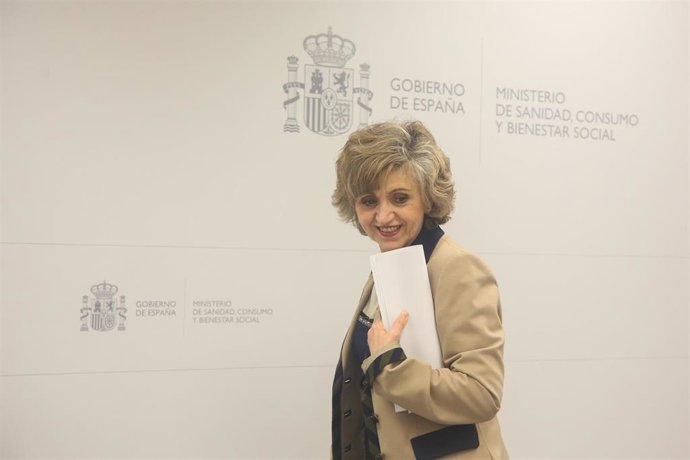 Rueda de prensa sobre la pobreza infantil en el Ministerio de Sanidad