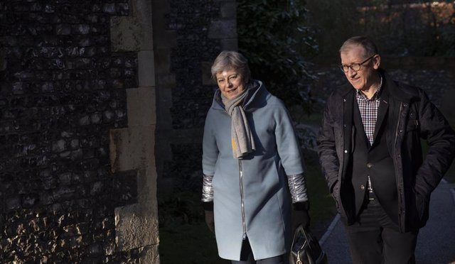 UK Prime Minister attends church service in England