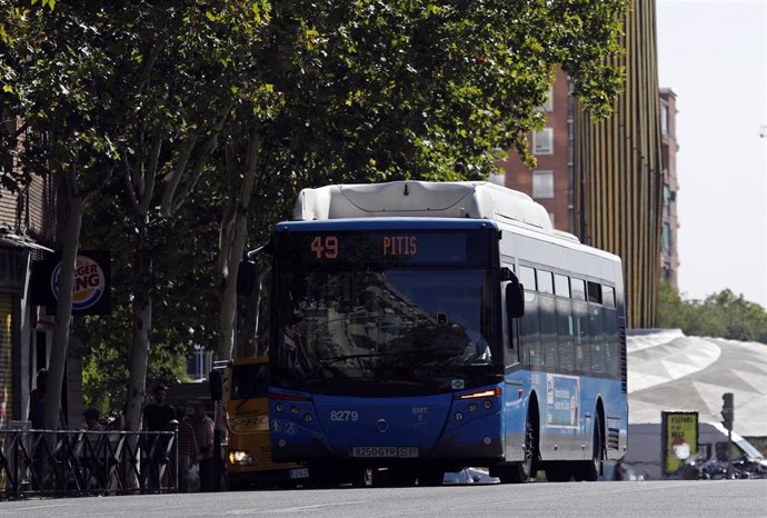 Autobús, autobuses, Madrid, EMT, transporte público