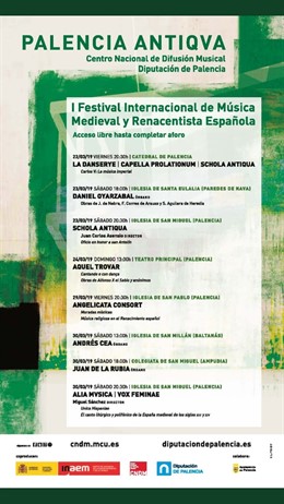 La I edición de 'Palencia Antiqua' recorrerá 700 años de música medieval y renac