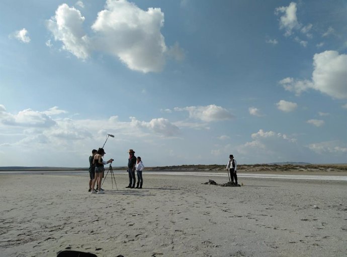 Rodaje de un western en Los Monegros