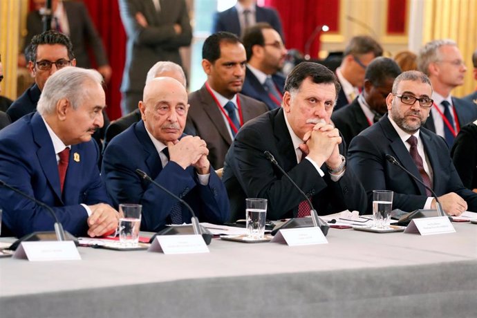 Jalifa Haftar, Jalifa Haftar y los presidentes de las dos asambleas de Libia