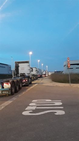 EL TRANSPORTE PORTUARIO SE MOVILIZARÁ ESTE JUEVES EN RIBA-ROJA PARA DENUNCIAR LO