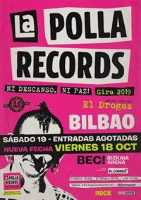 La Polla Records agota entradas en Bilbao en menos de dos horas y anuncia segunda fecha